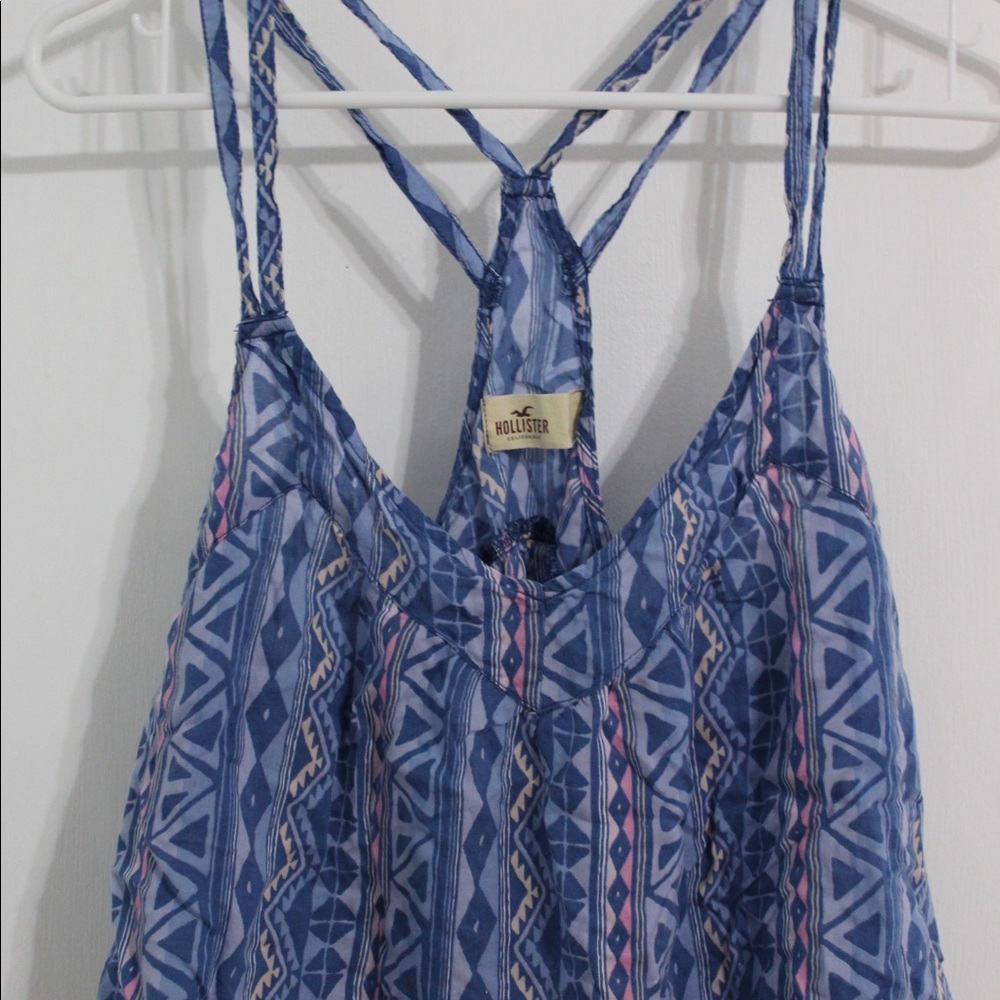 HOLLISTER Summer Flowy Tribal Tank